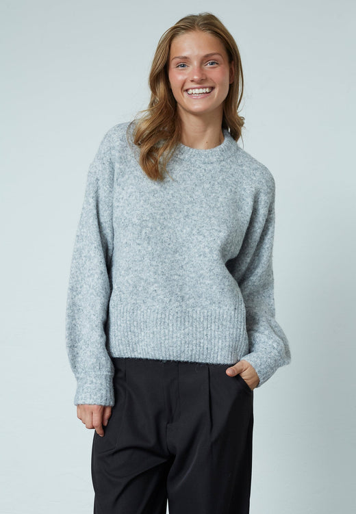 Sisters Point - Humas-Pu 19050 - 054 - Grey Mel. Strikbluser 