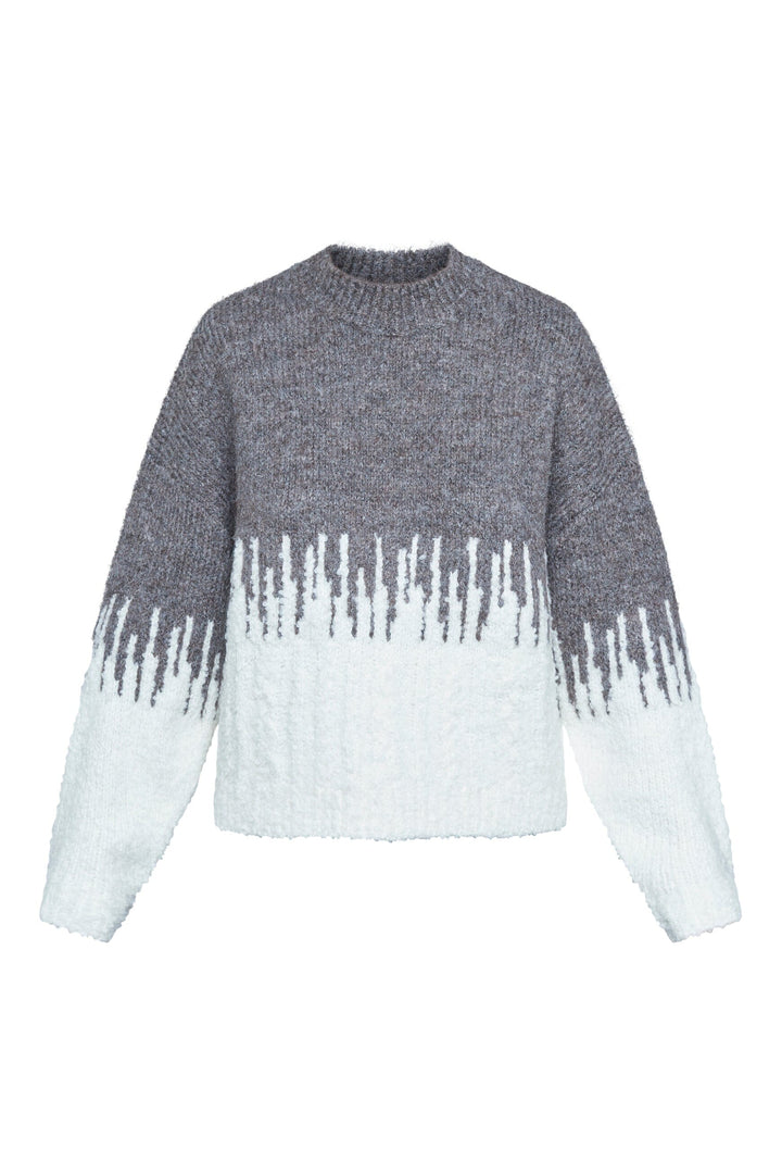 Sisters Point - Lipsa-Pu 18939 - 216 - Brown/Cream Strikbluser 