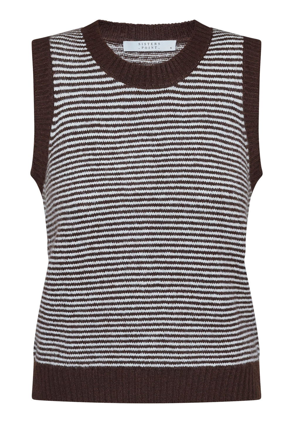 Sisters Point - Megi-Ve 19047 - 831 - Brown/Cream Strikbluser 