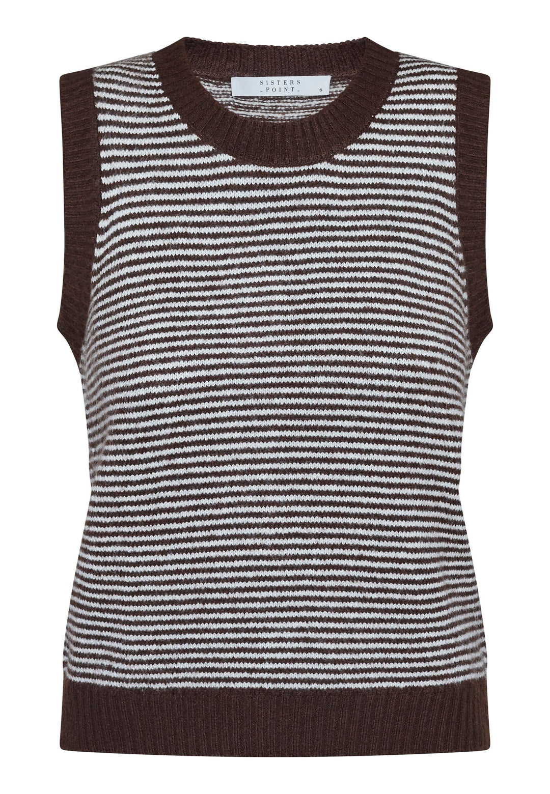 Sisters Point - Megi-Ve 19047 - 831 - Brown/Cream Strikbluser 