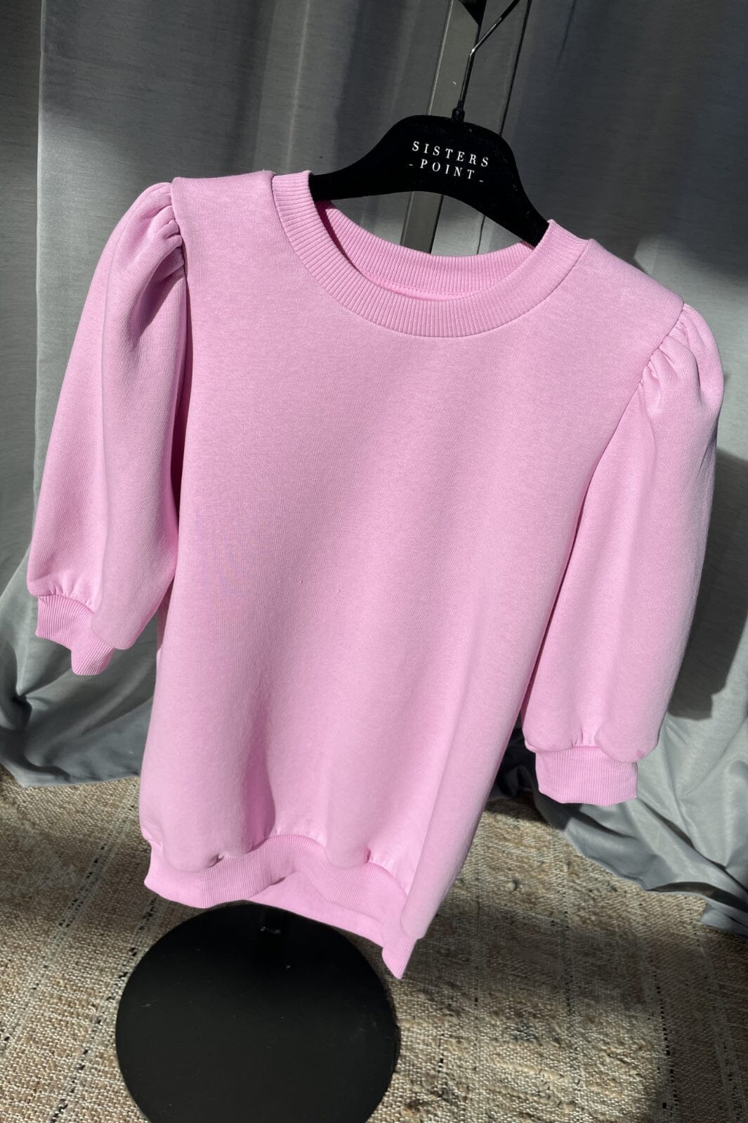 Sisters Point - N.Peva-Puff.Ss - 587 Soft Pink Sweatshirts 