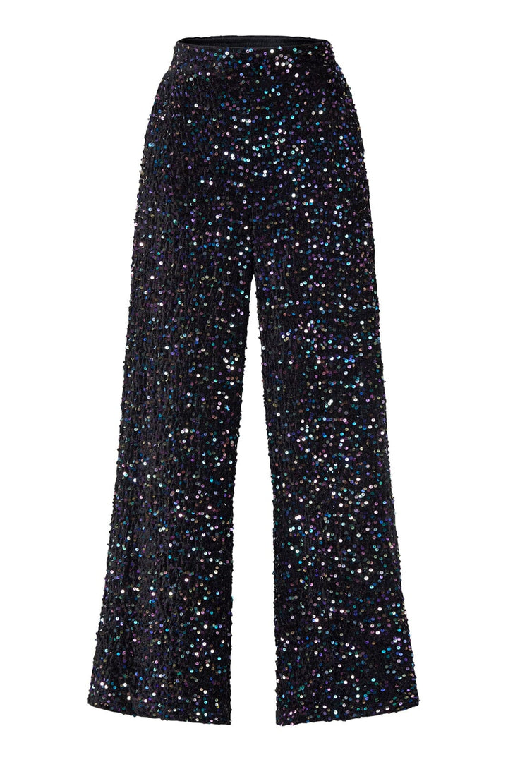 Sisters Point - Nyla-Pa4 19003 - 003 - Black Multi Bukser 