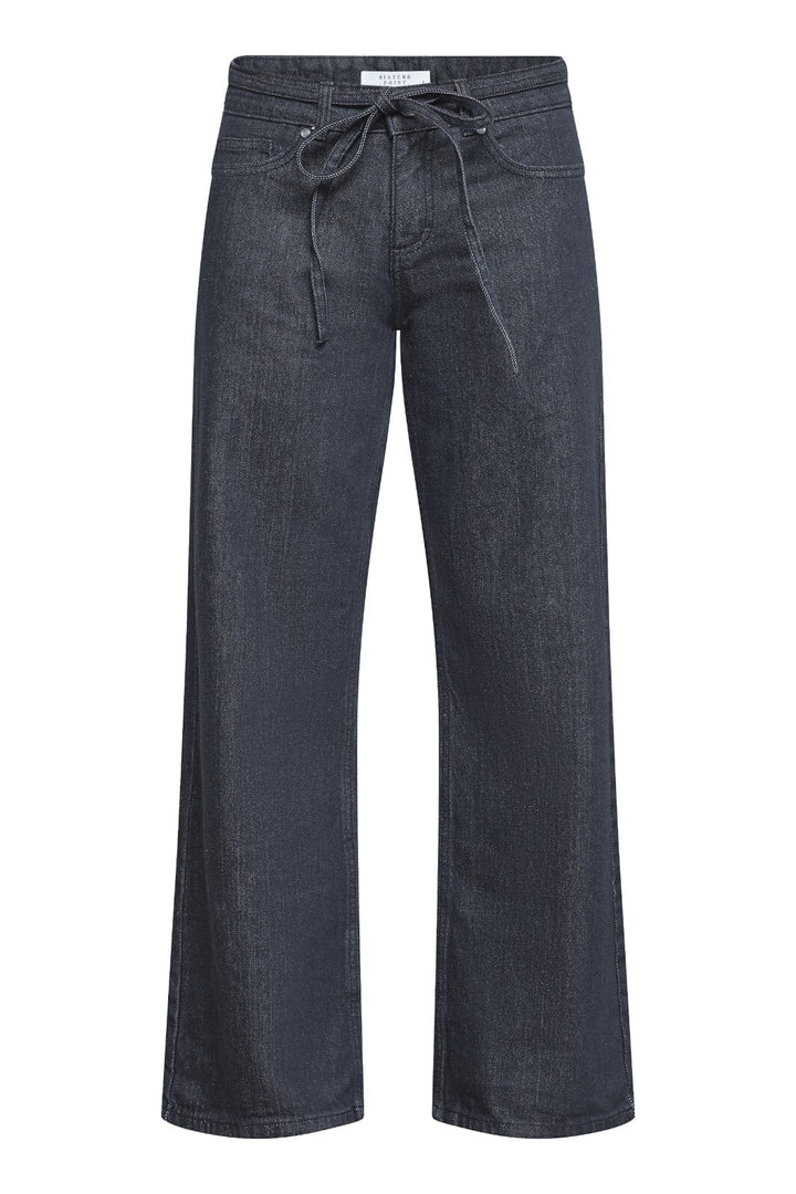 Sisters Point - Onea-Belt.Je7 18849 - 941 - Black Unwashed Jeans 