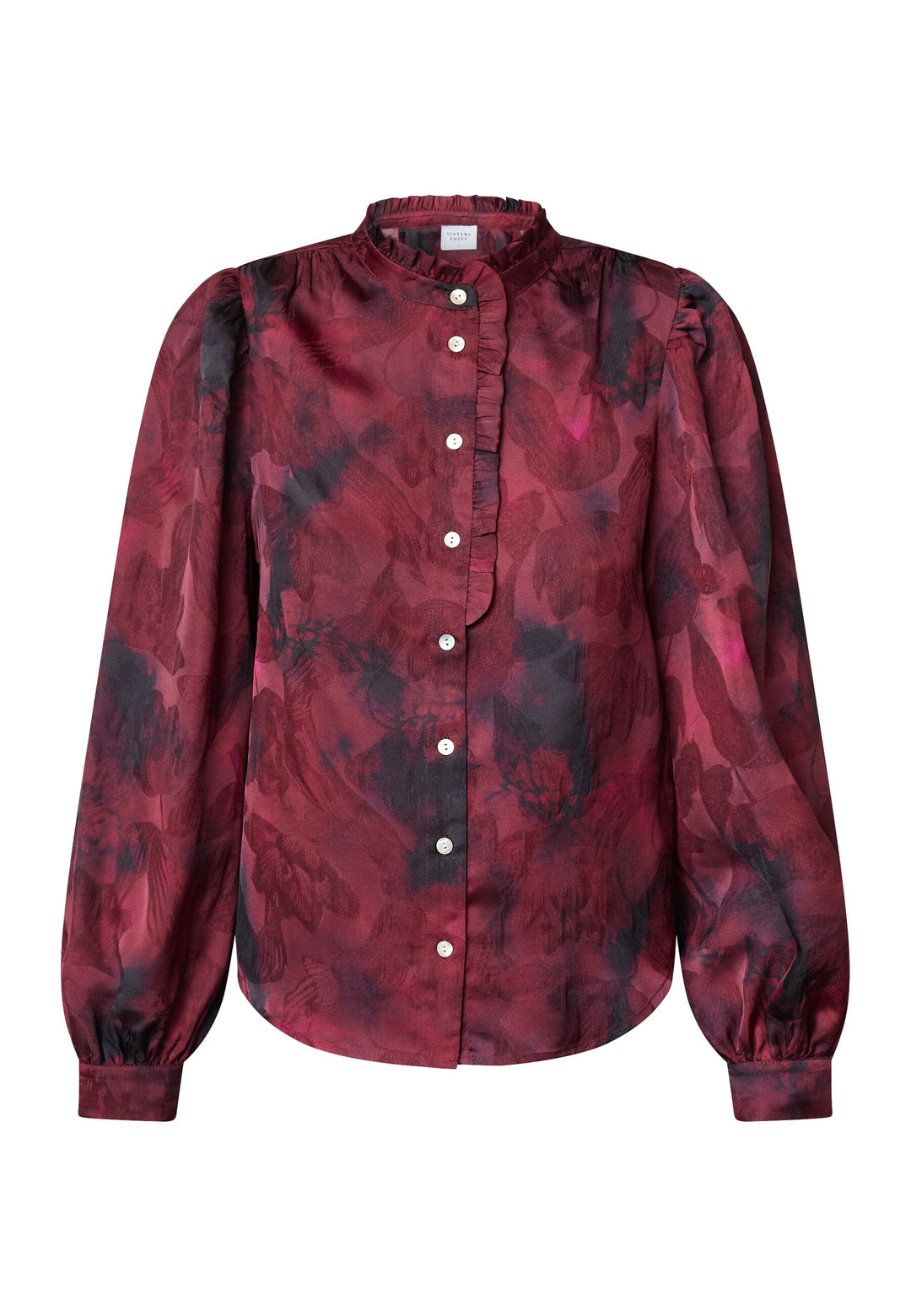 Sisters Point - Virsa-Sh15 19519 - 801 - Bordeaux Blurred Skjorter 