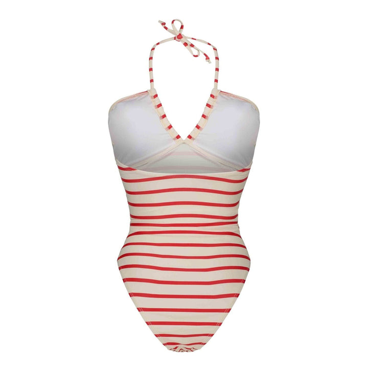 Sofie Schnoor - S241272 Swimsuit - Red Striped Badedragter 