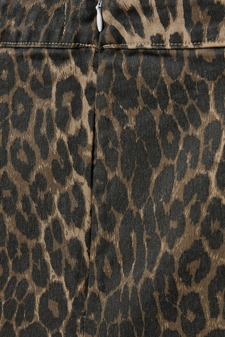 Sofie Schnoor - Seliasw Skirt S251460 - 9086 - Light Brown Leopard Nederdele 
