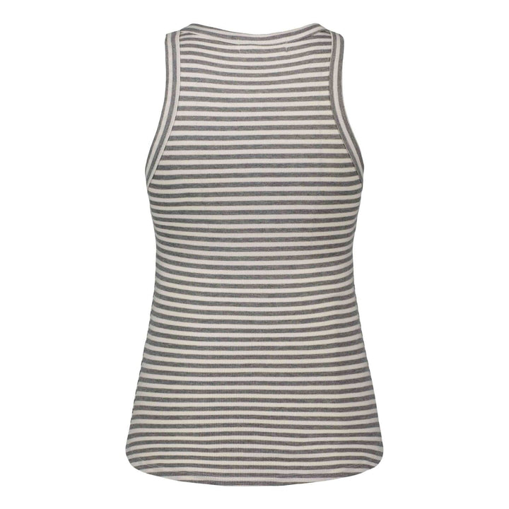Sofie Schnoor - Snos434 Top - Grey Striped Toppe 
