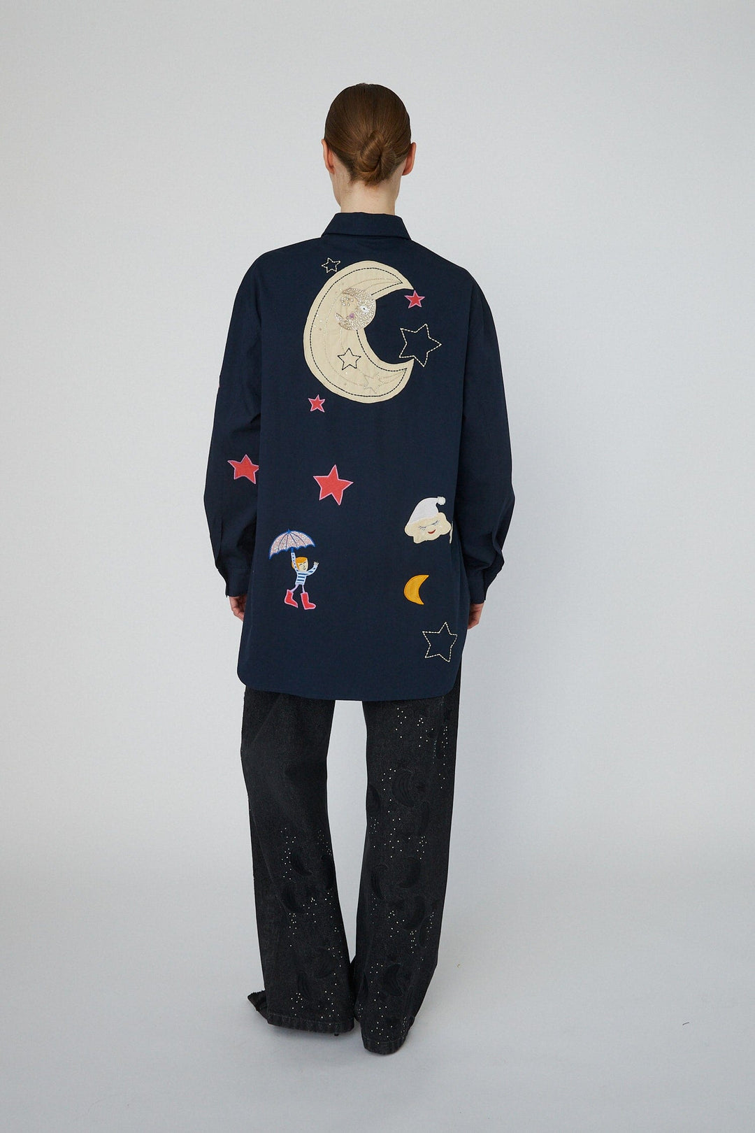 Stella Nova - Bead Embellished Shirthc54-2336 - 395 Navy Skjorter 