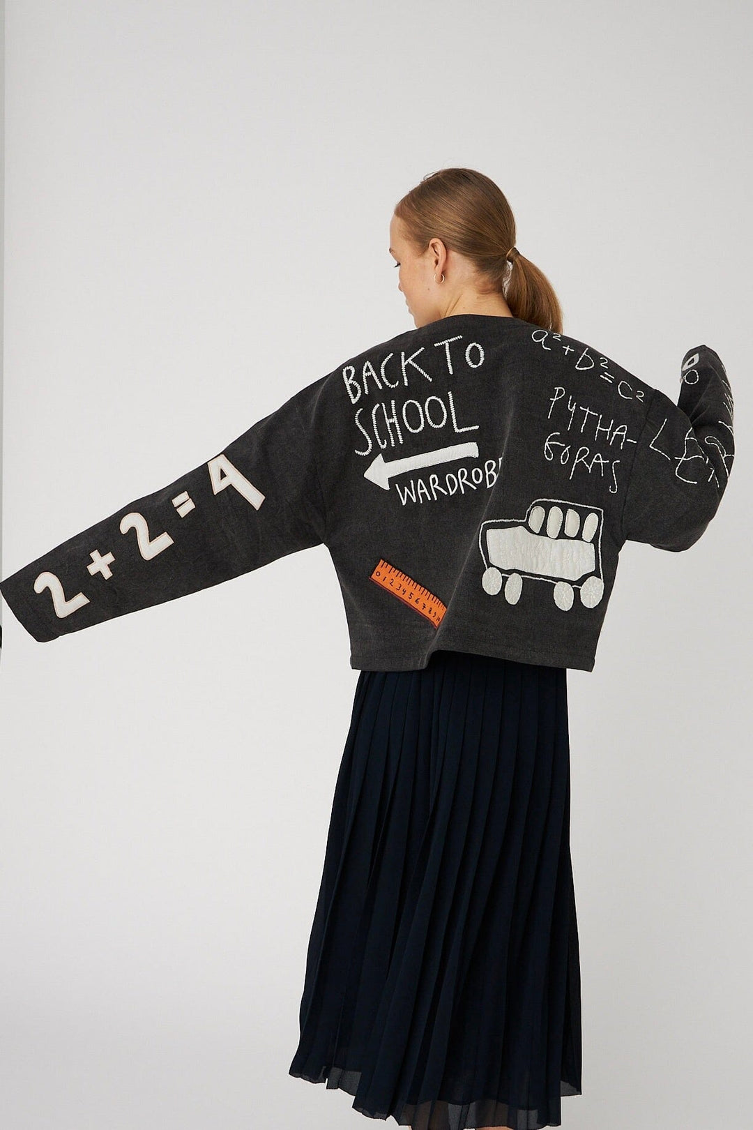 Stella Nova - Chalk Board Jackethc53-2266 - 993 Almost Black Skjorter 