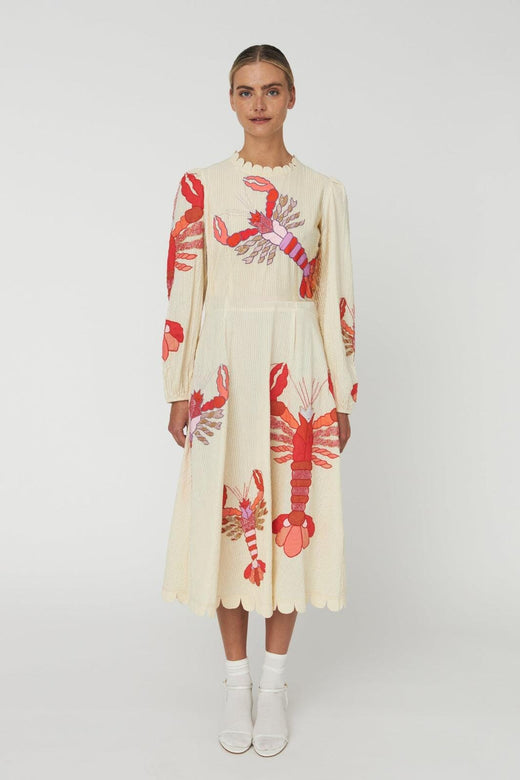 Stella Nova - Embroidered Maxi Dresssu61-4382 - 530 Multicolour Kjoler 