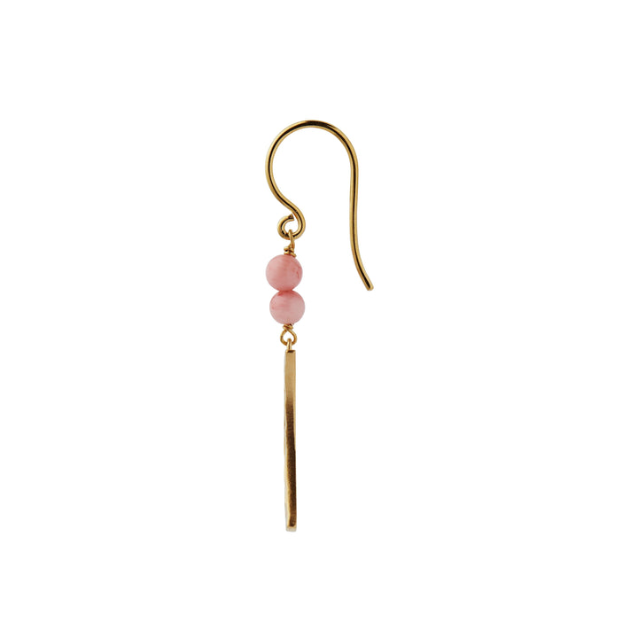 Stine A - Bella Moon Earring With Coral - 1342-02-S Øreringe 
