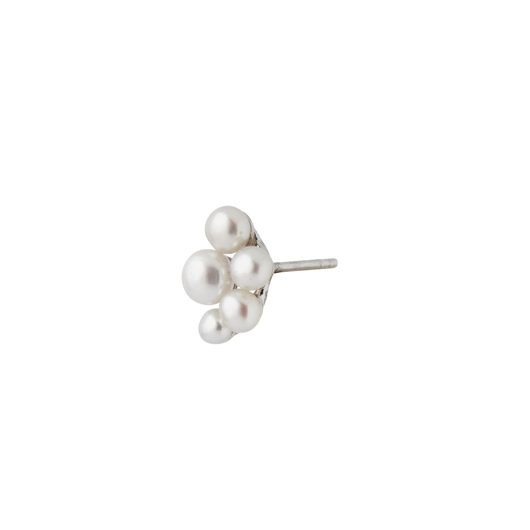 Stine A - Bloom Pearl Berries Earring Silver - Single - 1339-00-S Øreringe 