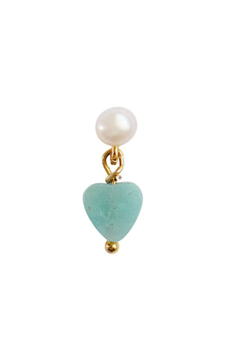 Stine A - Mini Amour Earring (Amazonite) - 1394-02-S Øreringe 