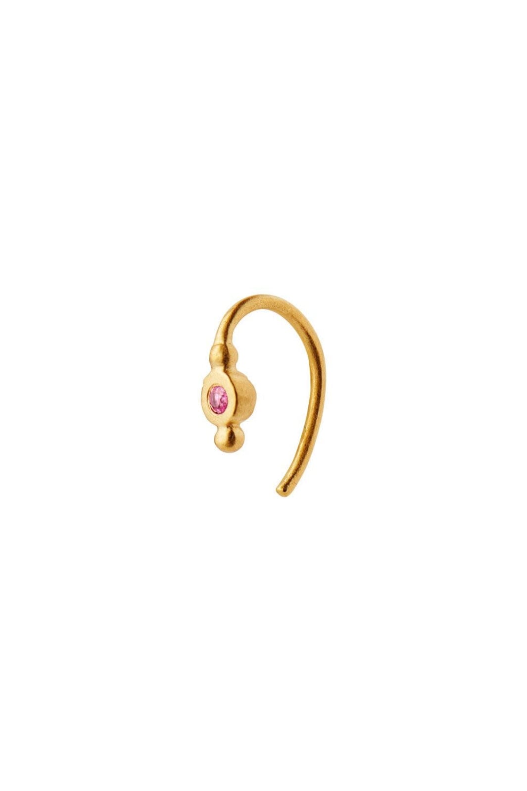 Stine A - Petit Bon-Bon Pink Zircon Earring - 1005-02-S-Pink Øreringe 