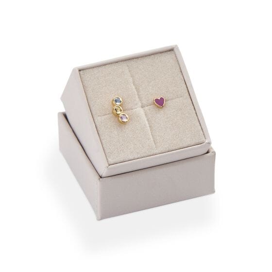 Stine A - Planbørnefonden X Stine A Jewelry Candy Love Love Box - 7006 Øreringe 