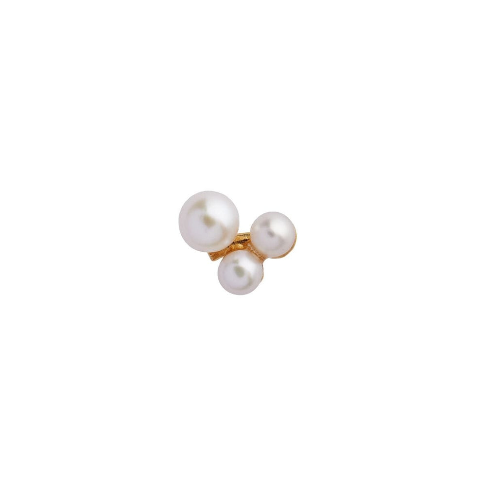 Stine A - Three Pearl Berries Earring - 1321-02-S Øreringe 