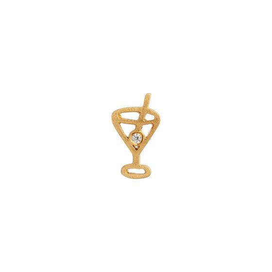 Stine A - Tres Petit Cocktail Earring Gold - 1241-02-S Øreringe 