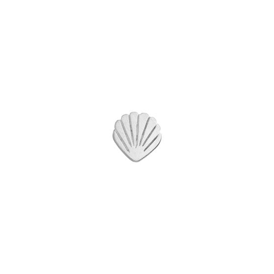 Stine A - Tres Petit Vintage Shell Earring Silver - 1320-00-S Øreringe 