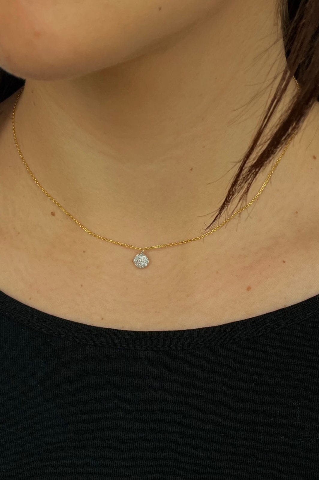 Stine A - Tres Petit Vintage Shell Necklace - 2056-0002-Os Halskæder 