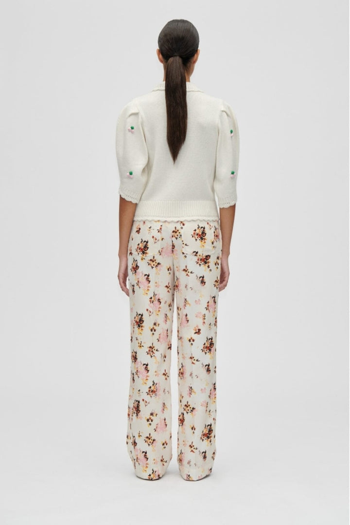 Stine Goya - 2409 Textured Tailoring, Functional Structured Tailoring Pantssg-aw25-p107-2409 - Sun Kissed Magnolia