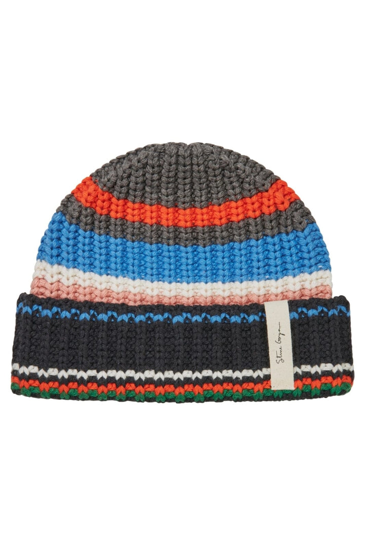 Stine Goya - 2421 Chunky Cotton Wool, Chunky Beaniesg-aw25-a041-2421 - Chunky Stripes