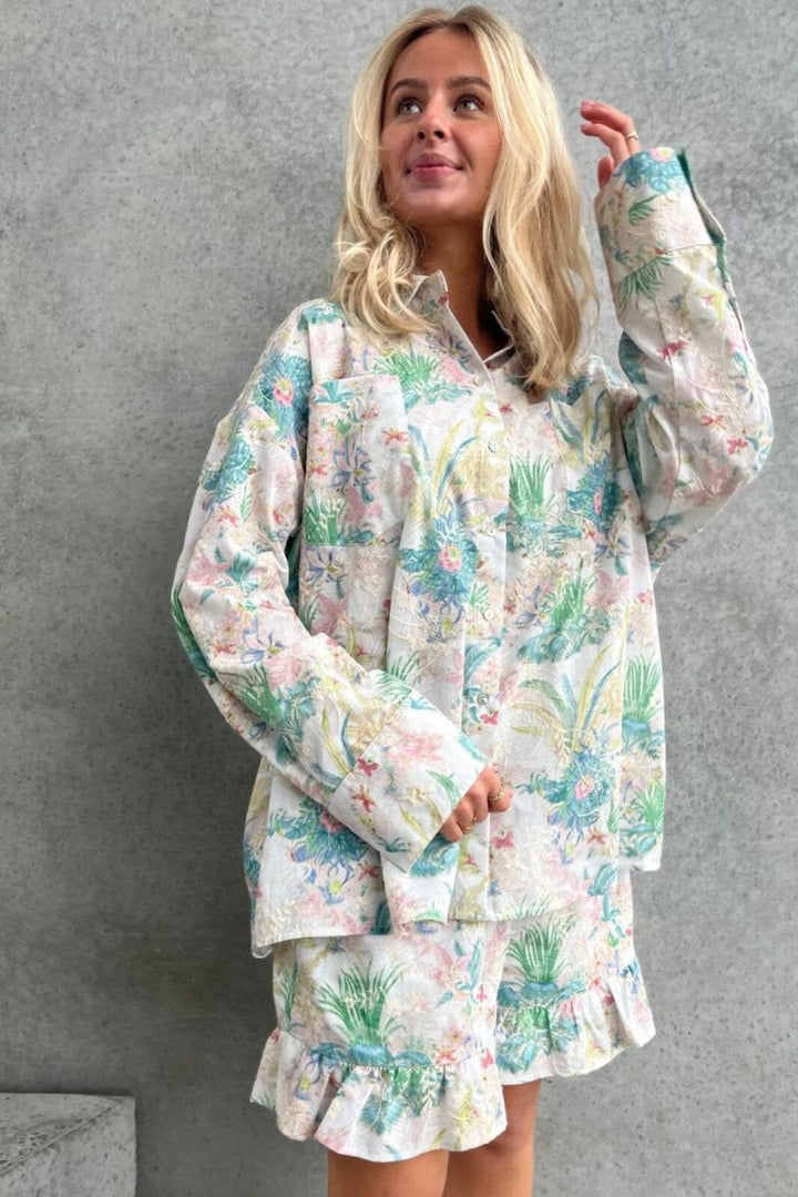 Stories From The Atelier By Copenhagen Shoes - My Lovers Shirt - 388 Multi Flower Skjorter 