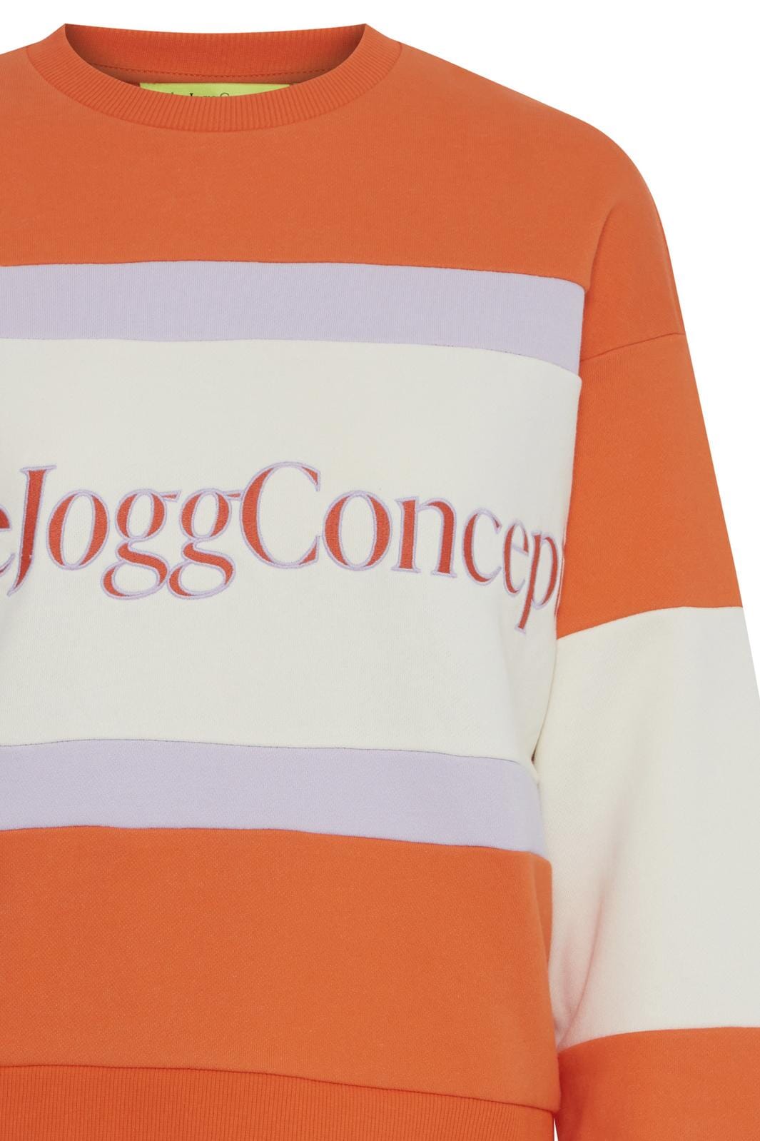 The Jogg Concept - Jcsaki Block Sweatshirt - Flame Mix