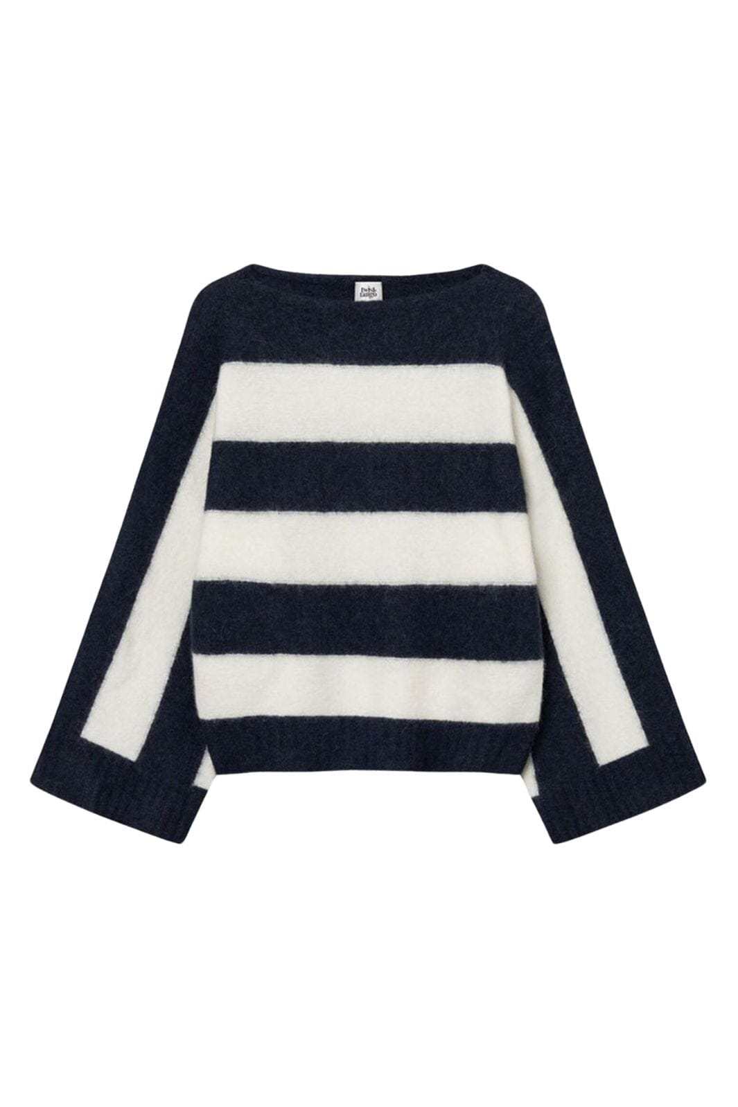 Twist & Tango - Dilara Knitted Sweater 912167 - Navy Stripe Strikbluser 