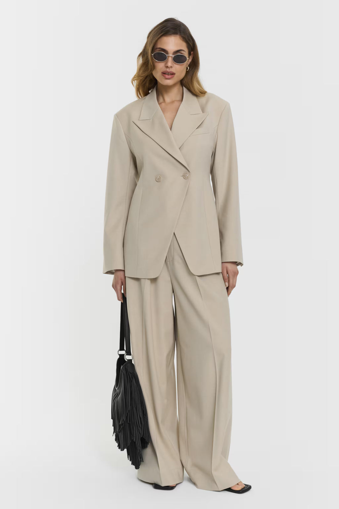 Twist & Tango - Ttnaama Blazer - Lt Beige Mélange Blazere 