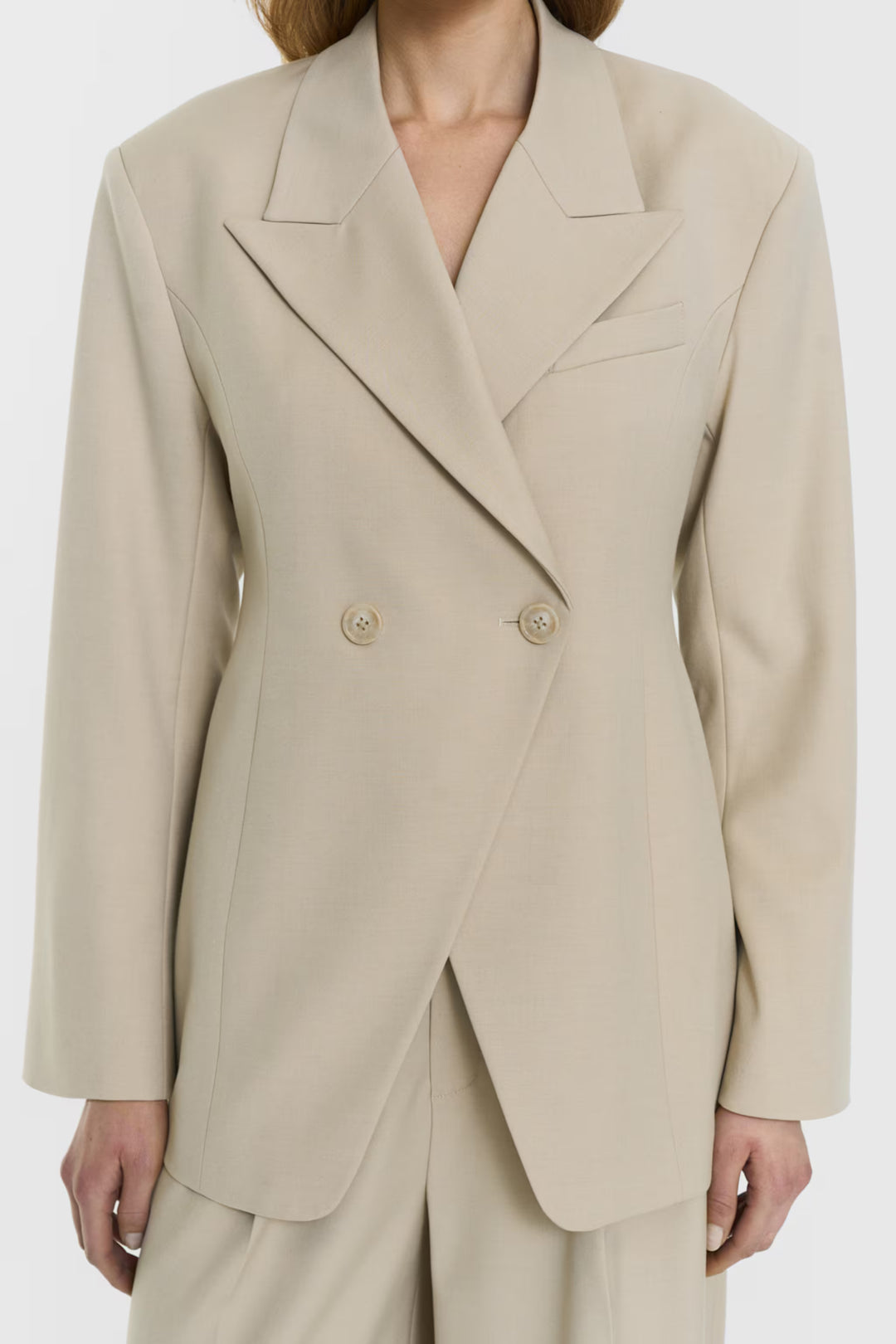 Twist & Tango - Ttnaama Blazer - Lt Beige Mélange Blazere 