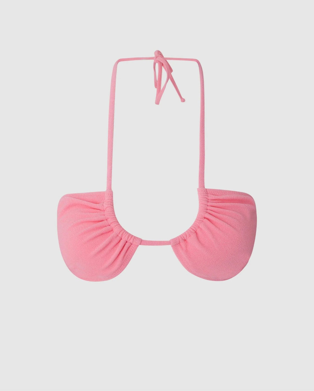 Understatement Underwear - Strappy Bandeau Bikini Top - Pink Bikinier 