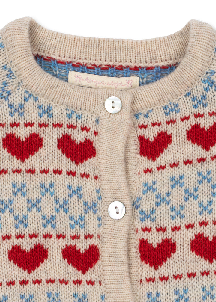 Konges Sløjd - Belou Cardigan Ks105906 - Heart