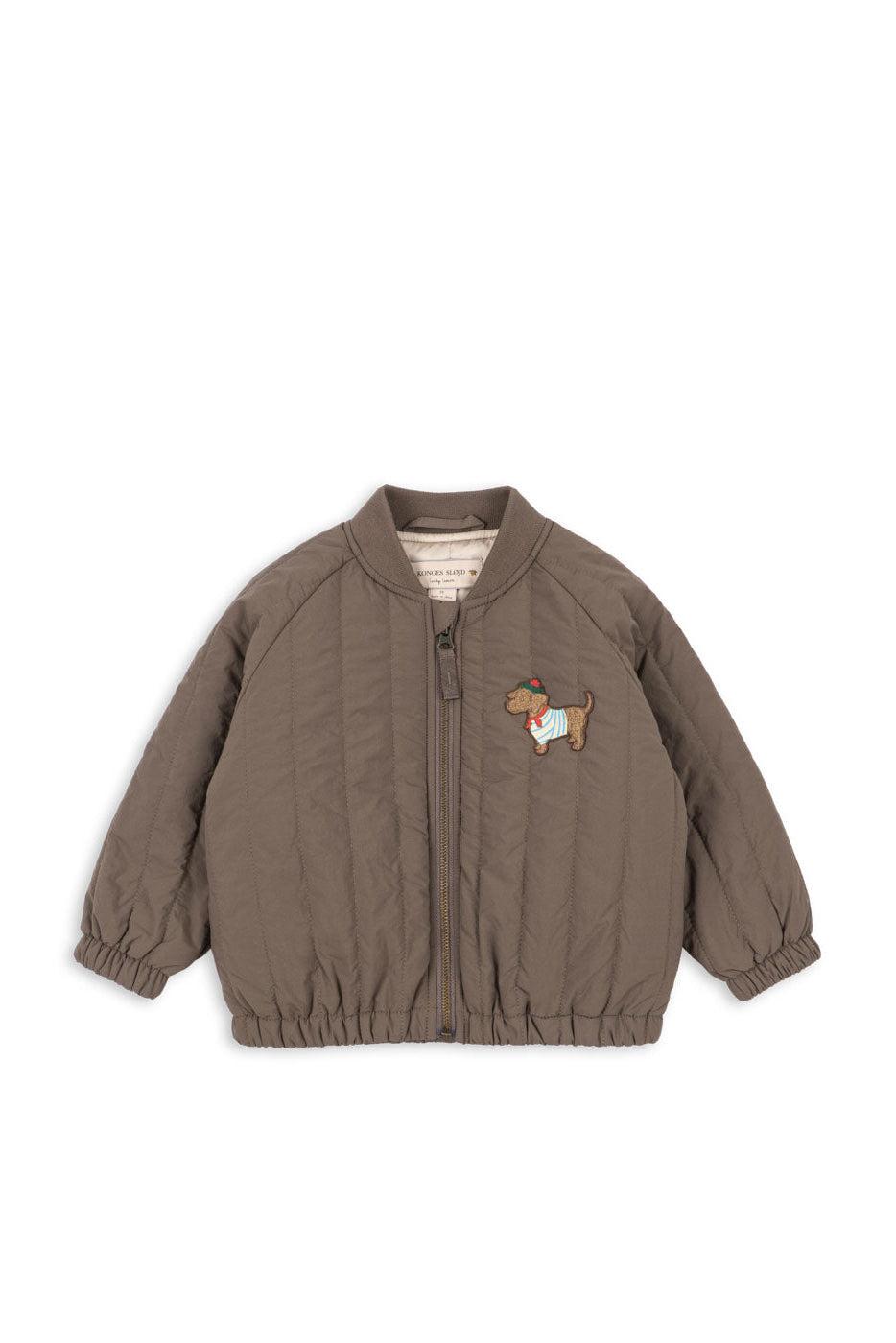 Konges Sløjd - Juno Terry Bomber Jacket Ks105734 - Walnut