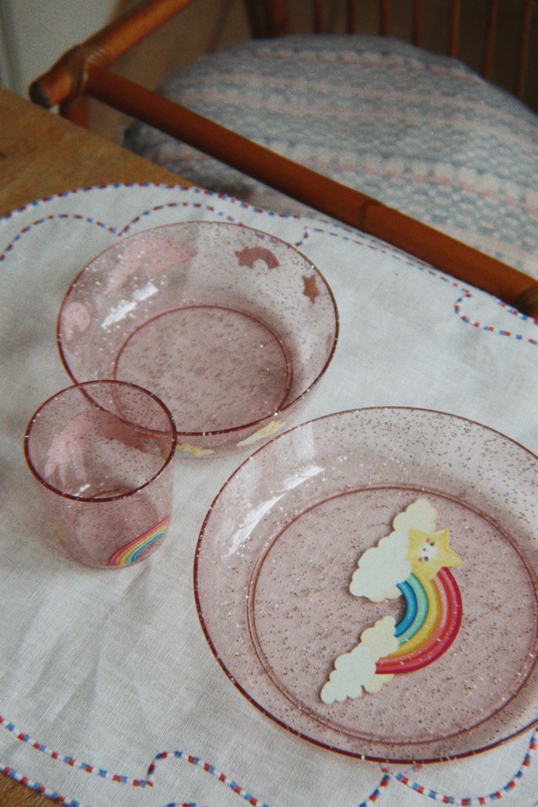 Konges Sløjd - Sparkly Dinner Set Ks106243 - Rainbow