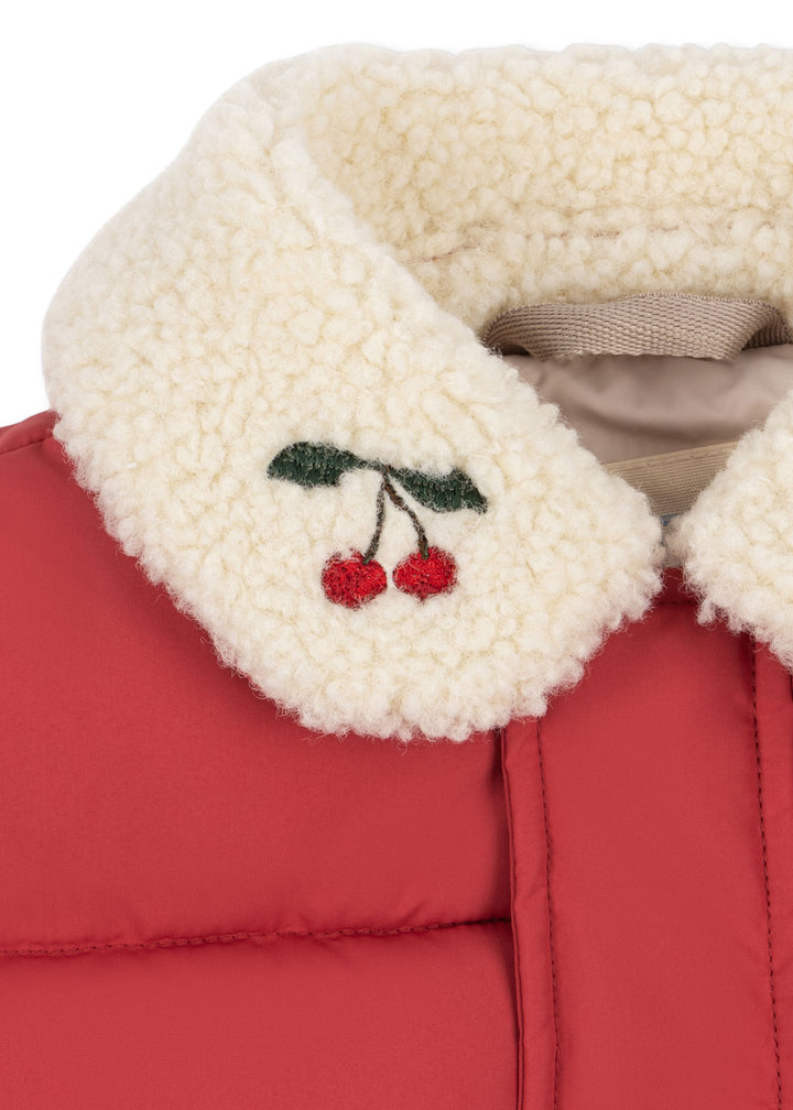 Konges Sløjd - Alpi Collar Jacket Grs Ks105680 - Cardinal