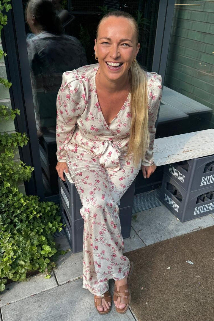 Valentin Studio - Comfy Fleur Pants 169189 - 565 - Floral Rose Bukser 