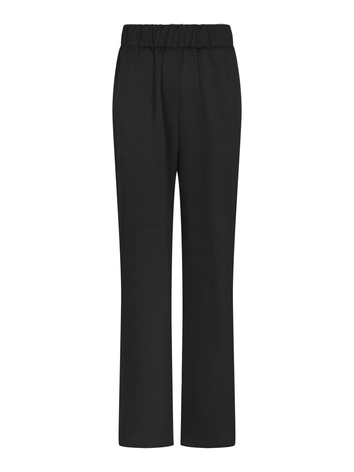 Valentin Studio - Comfy Pants Heavy Satin 167383 - 100 - Black Bukser 