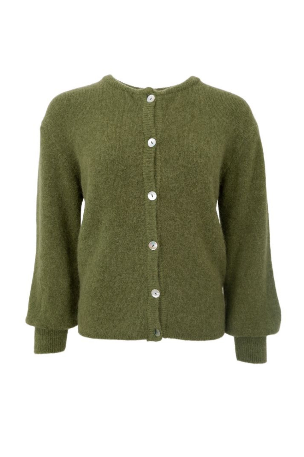 Black Colour - Bcbella Knit Cardigan 1205 - Moss Green