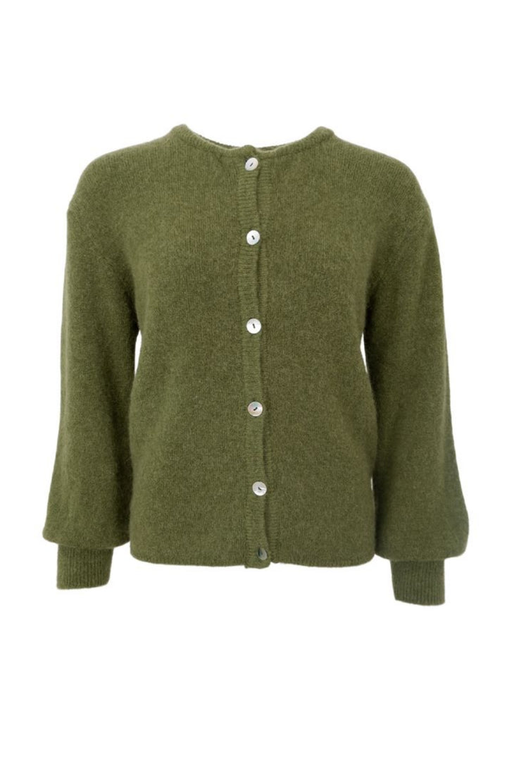 Black Colour - Bcbella Knit Cardigan 1205 - Moss Green
