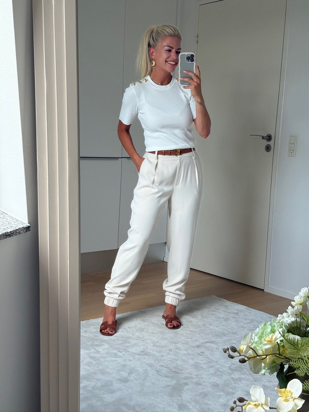 Valentin Studio - Pretty Pants - Ivory Bukser 