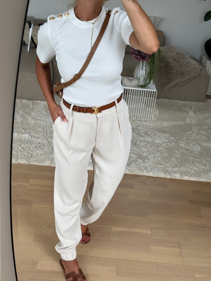 Valentin Studio - Pretty Pants - Ivory Bukser 