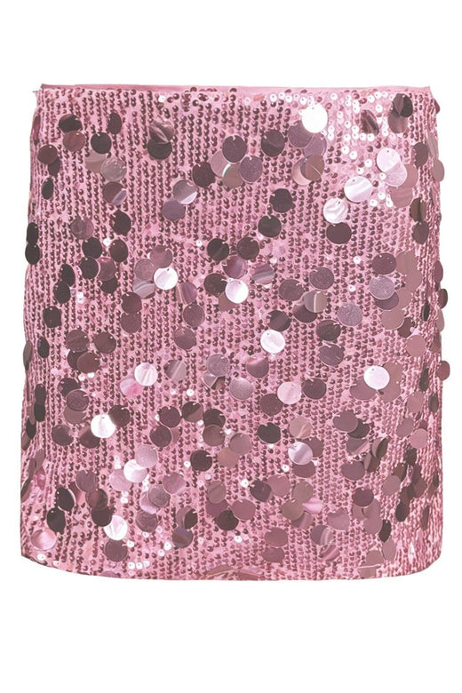 Valentin Studio - Shimmer Skirt CH165970B - Pink Nederdele 