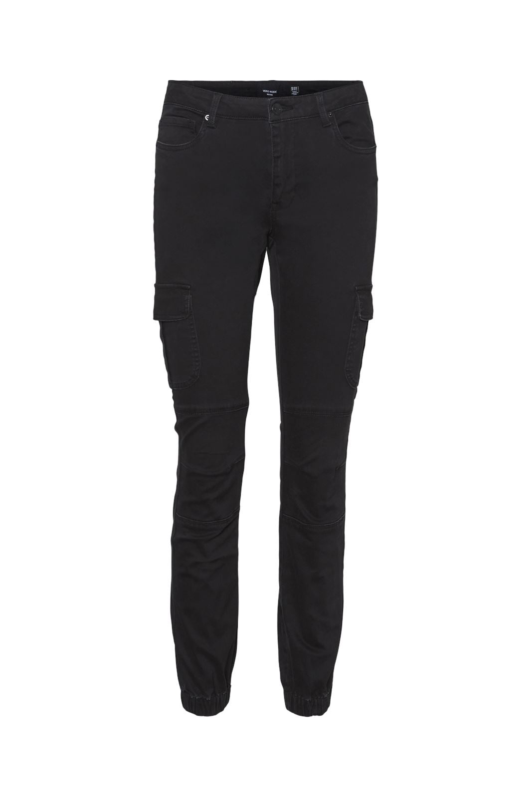 Vero Moda - Vmivy Mr Ankle Cargo Pants - 4273898 Black Washed