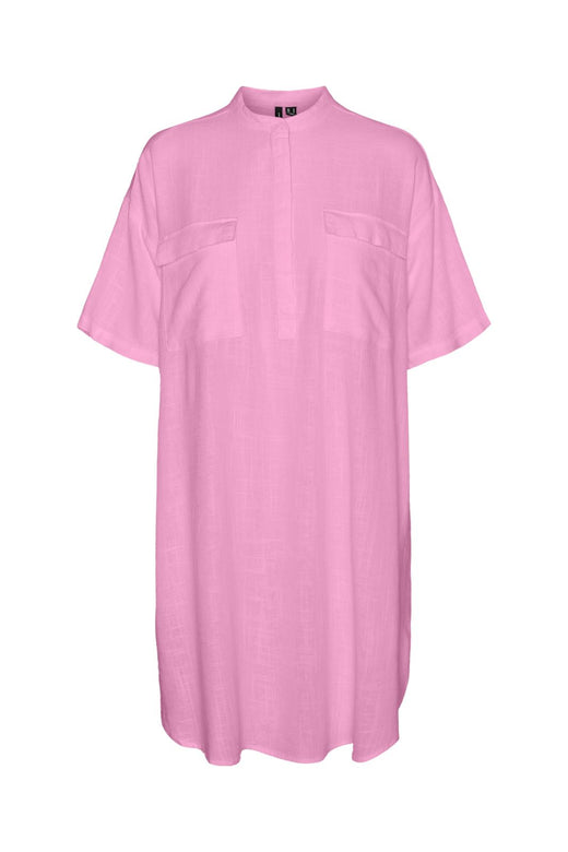 Vero Moda - Vmline 2/4 Linen Mix Tunic - 4240302 Bonbon