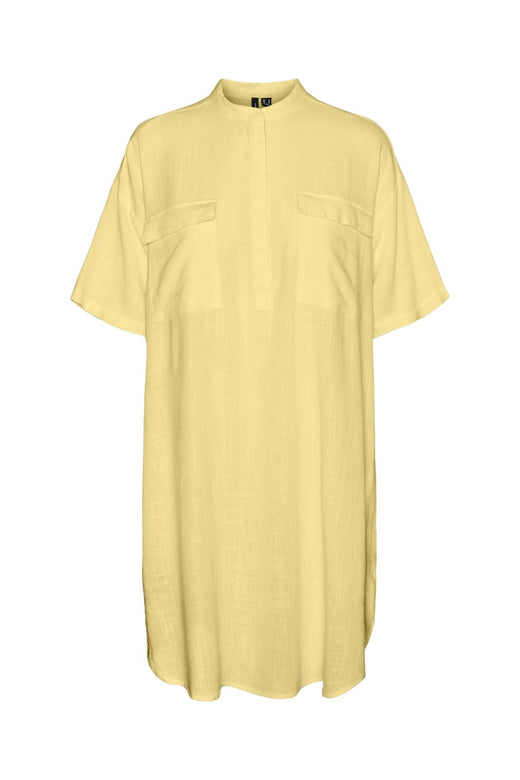 Vero Moda - Vmline 2/4 Linen Mix Tunic - 4774731 Pale Banana