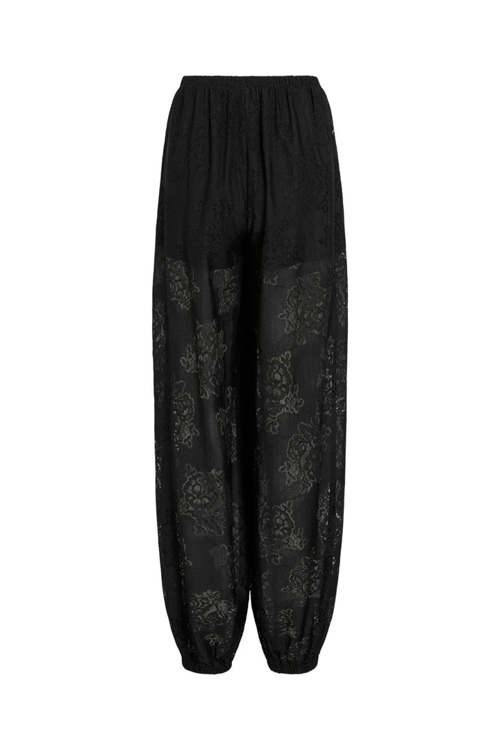 Vila - La Lace Balloon Pants - 5089022 Black