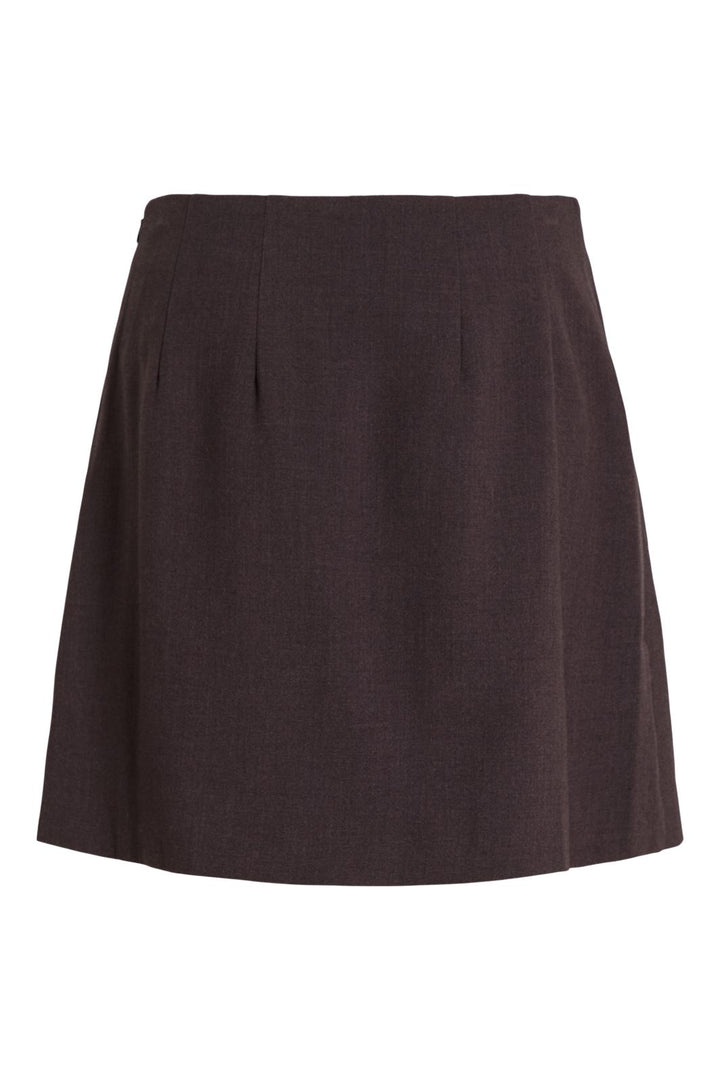 Vila - Viamoi Tailored Skirt - 4780486 Dark Grey Melange