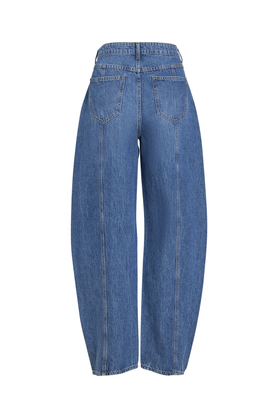 Vila - Vibeau Barrel Jeans Creek Mbd12/Spi - 5113101 Medium Blue Denim