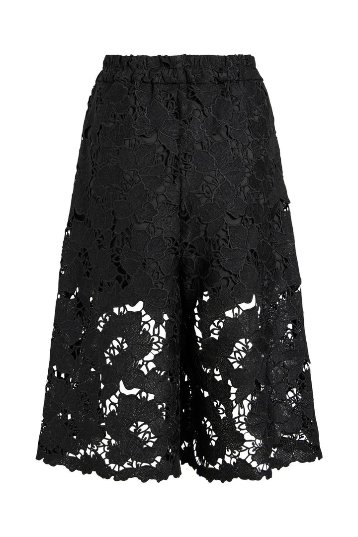 Vila - Vihylde Lace Bermuda Shorts - 5124542 Black
