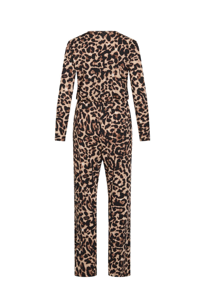 Vila - Vileoa L/S Jumpsuit - 4872607 Black Leo